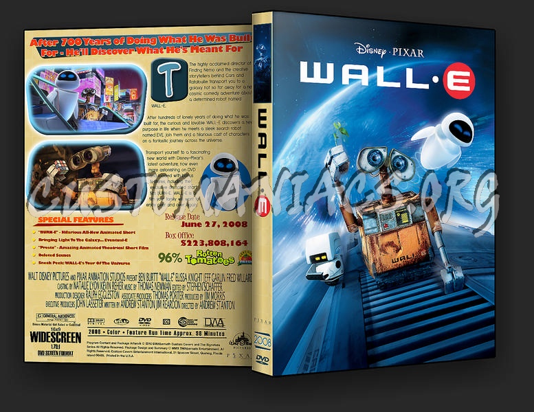 Wall E Dvd Cover Dvd Covers Labels By Customaniacs Id 1103 Free Download Highres Dvd Cover