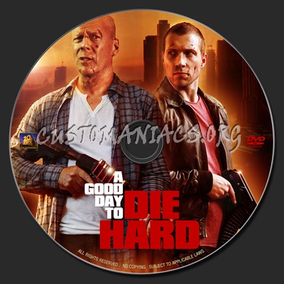 A Good Day To Die Hard (2013) dvd label
