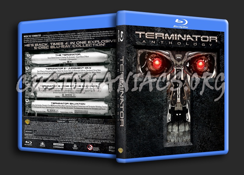 Terminator Anthology blu-ray cover