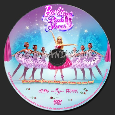 Barbie In The Pink Shoes dvd label