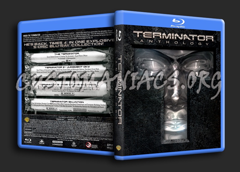 Terminator Anthology blu-ray cover