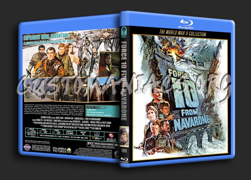 Force 10 From Navarone (1978) blu-ray cover
