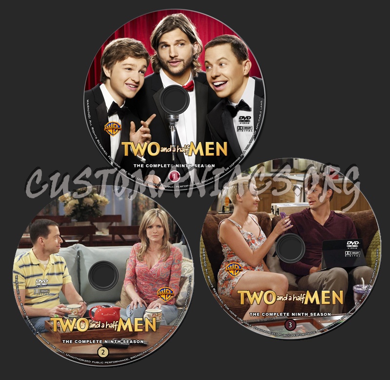 Two and a Half Men - Season 9 dvd label