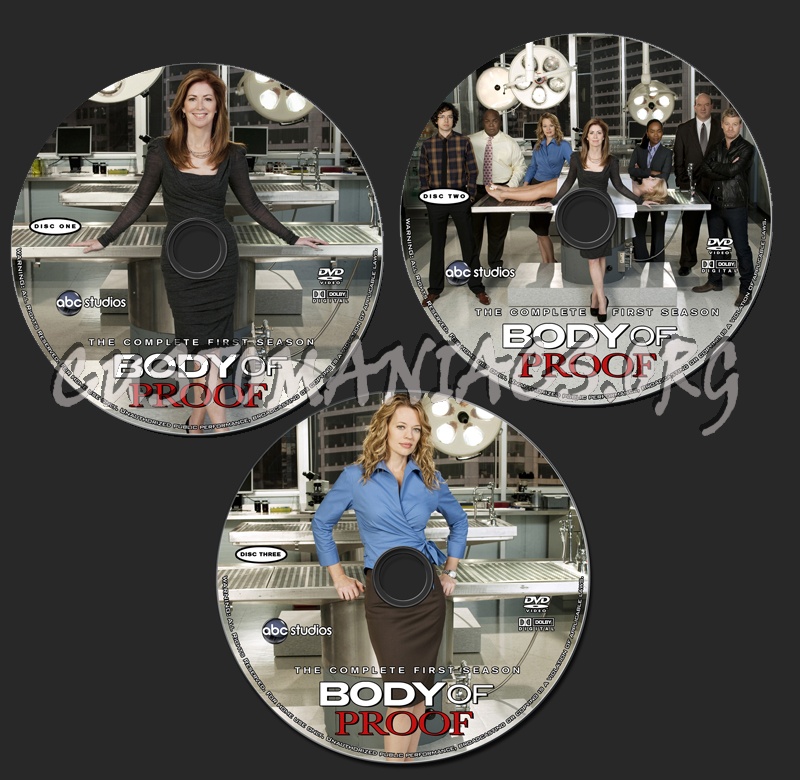 Body of Proof - Season 1 dvd label