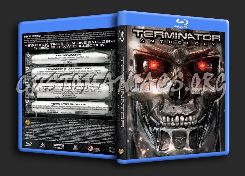 Terminator Anthology blu-ray cover