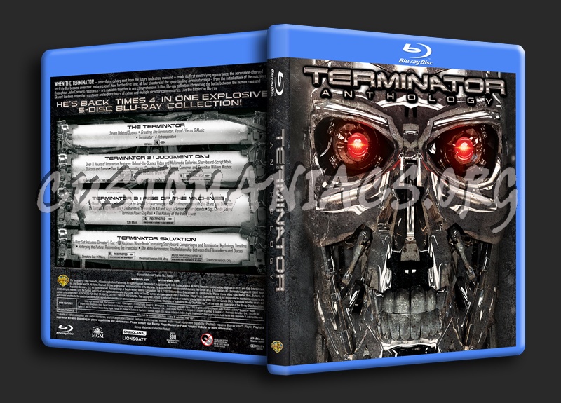 Terminator Anthology blu-ray cover
