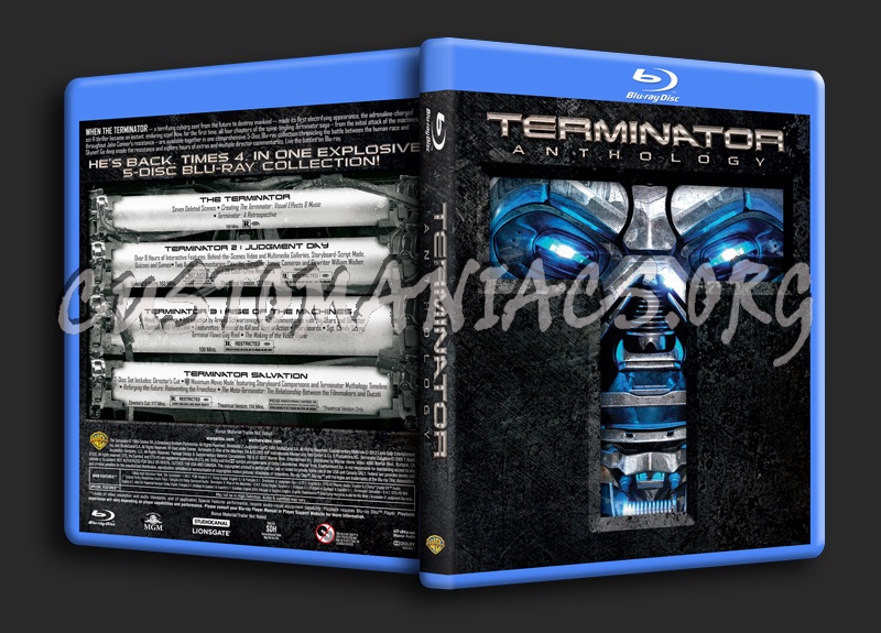 Terminator Anthology blu-ray cover