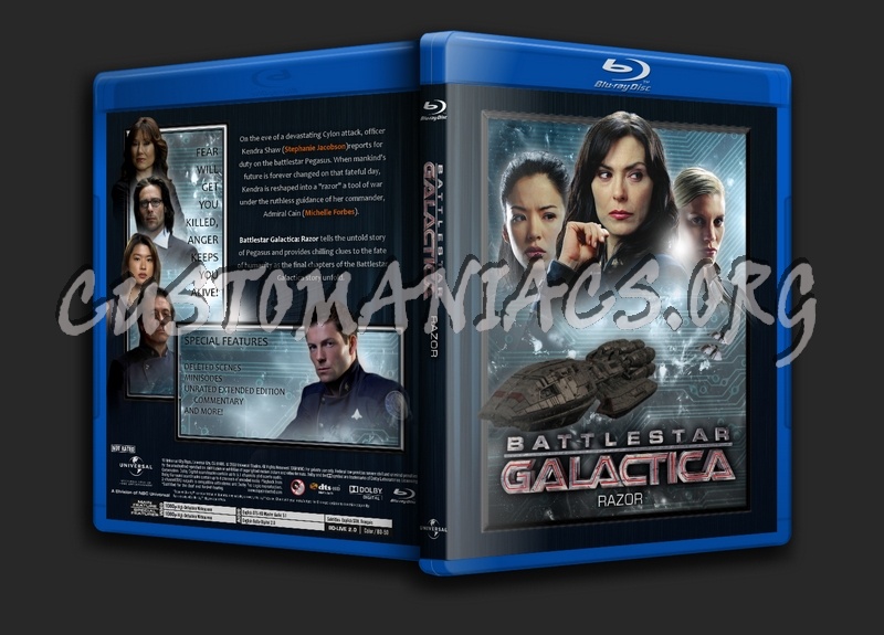 Battlestar Galactica - Razor blu-ray cover