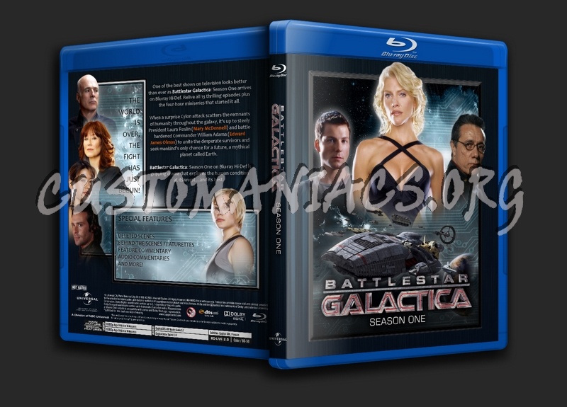 Battlestar Galactica - Season 1 blu-ray cover