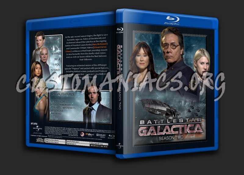 Battlestar Galactica - Season 2 blu-ray cover