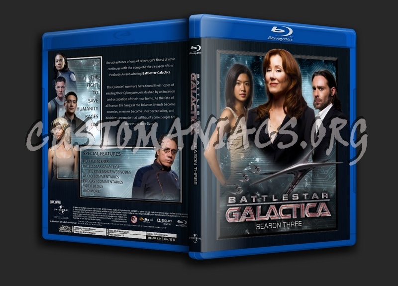 Battlestar Galactica - Season 3 blu-ray cover