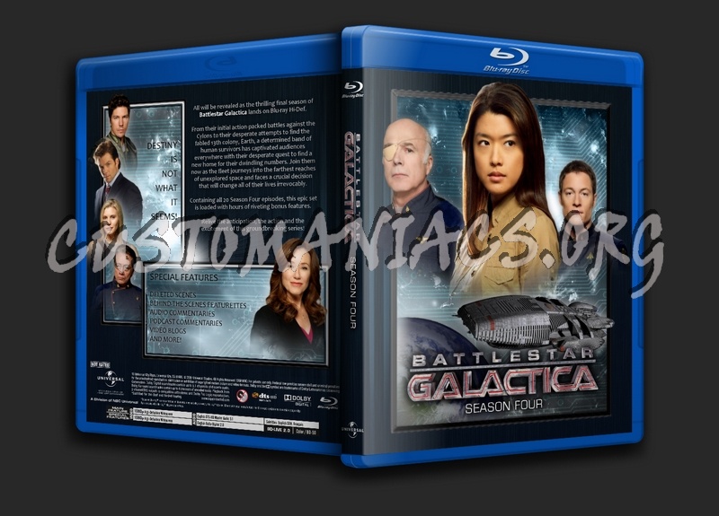 Battlestar Galactica - Season 4 blu-ray cover