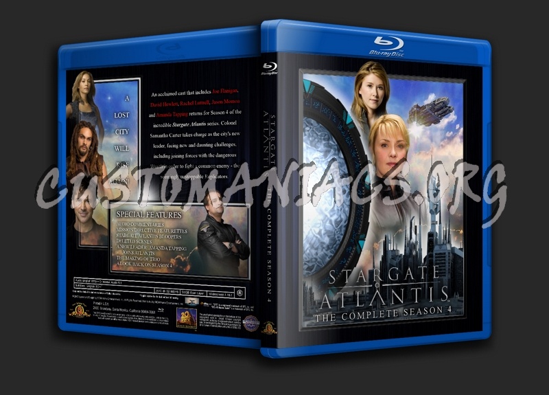 Stargate Atlantis - Season 4 blu-ray cover