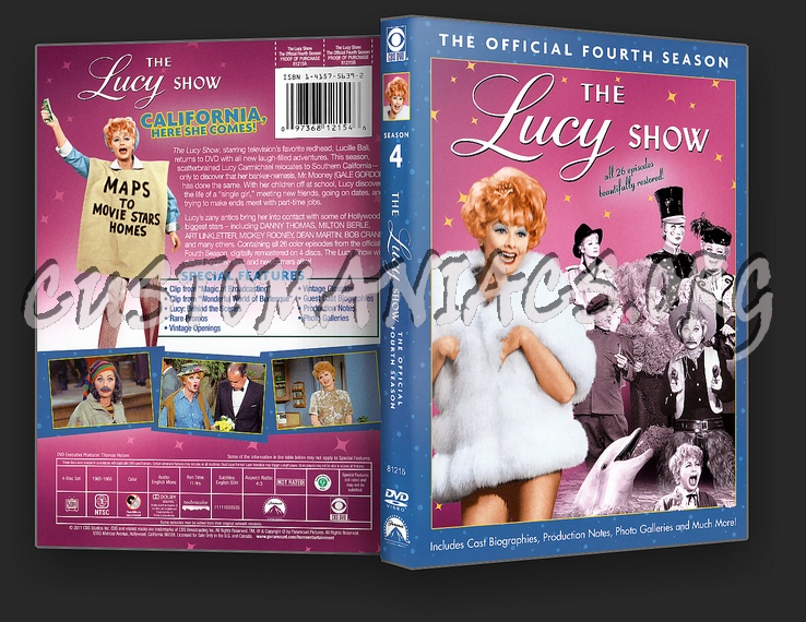 The Lucy Show Season 4 dvd cover