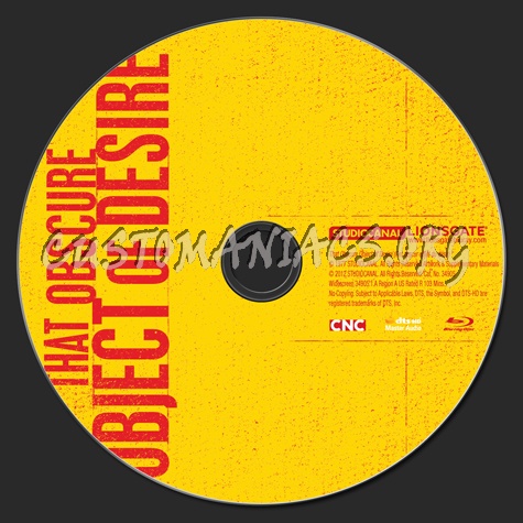 That Obscure Object of Desire blu-ray label