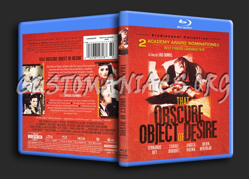 That Obscure Object of Desire blu-ray cover