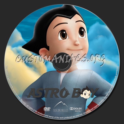 Astro Boy dvd label