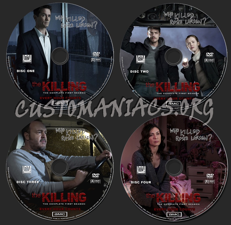 The Killing (US) - Season 1 dvd label