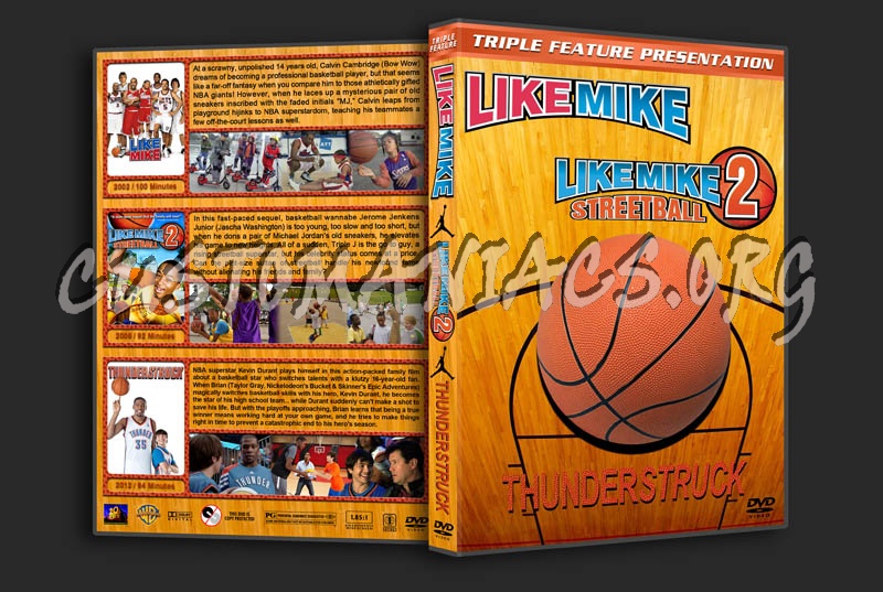 Like Mike / Like Mike 2 / Thunderstruck Triple dvd cover