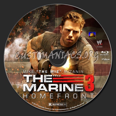 The Marine 3: Homefront blu-ray label