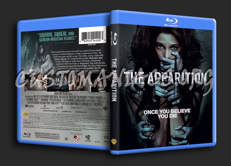 The Apparition blu-ray cover