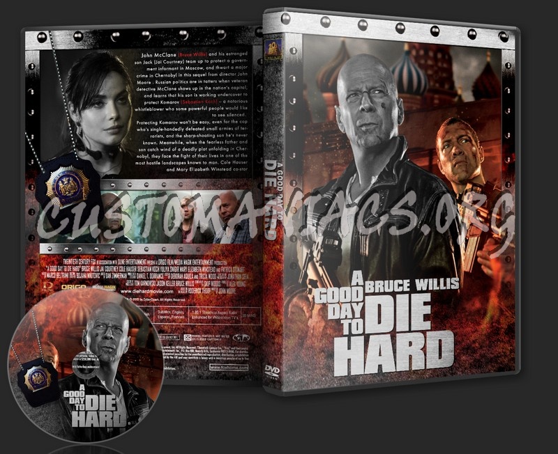 A Good Day To Die Hard dvd cover