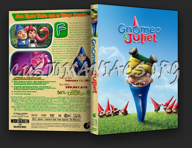 Gnomeo and Juliet dvd cover