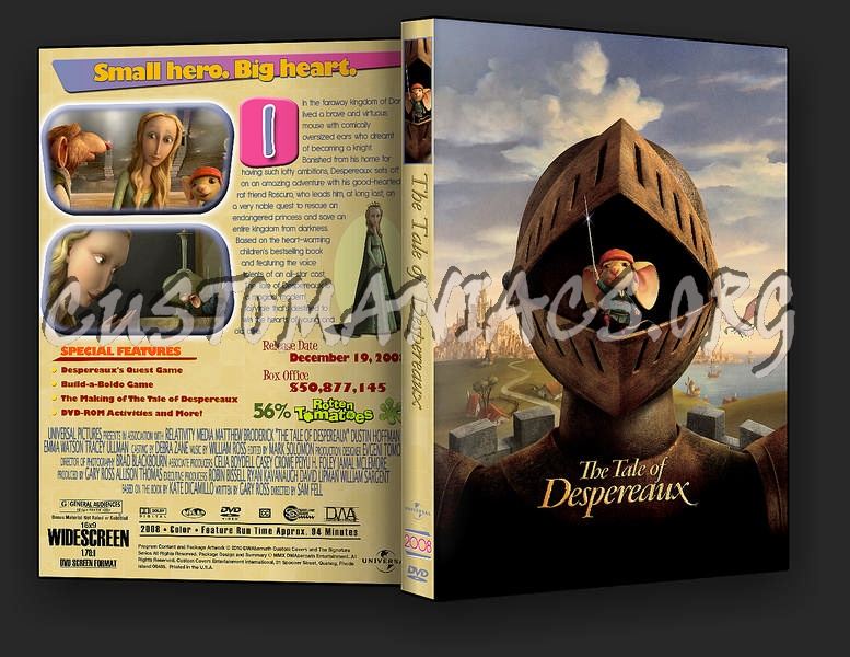The Tale of Despereaux dvd cover