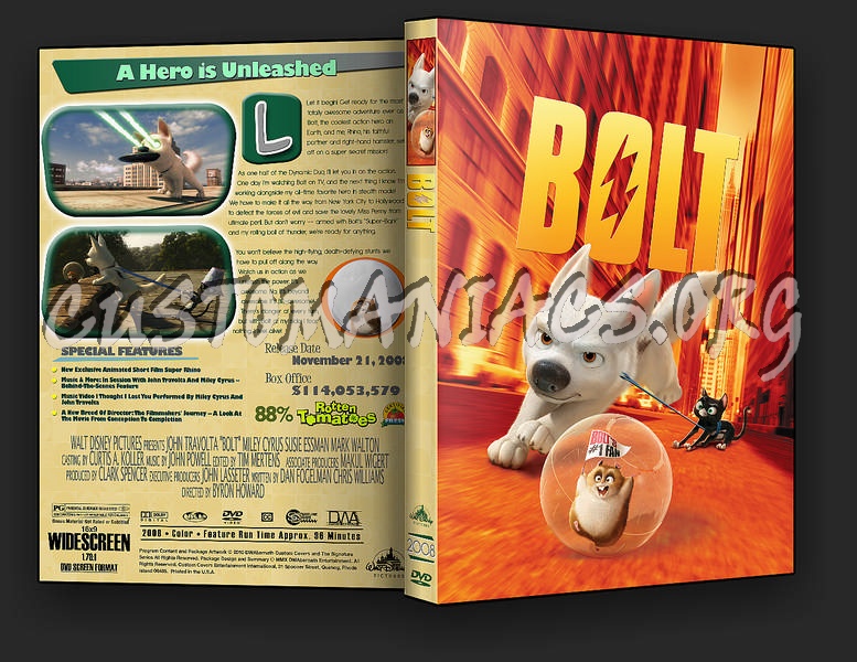 Bolt dvd cover