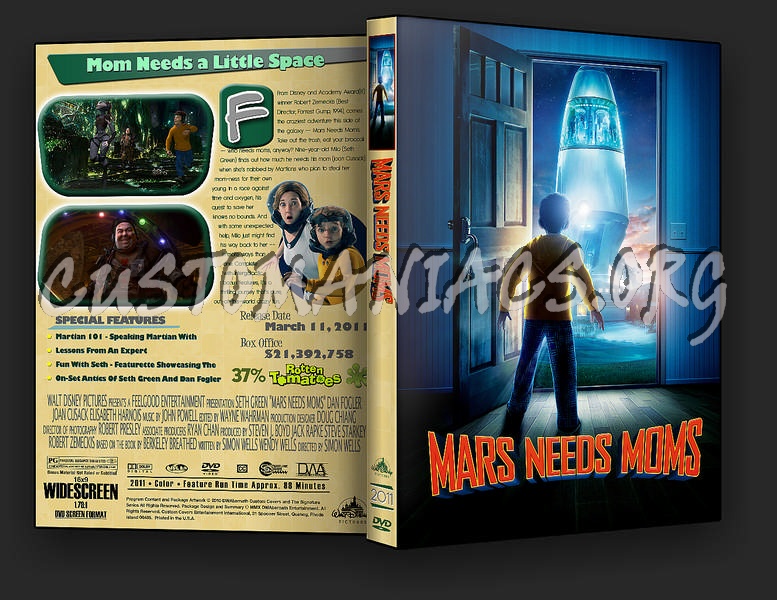 Mars Needs Moms dvd cover