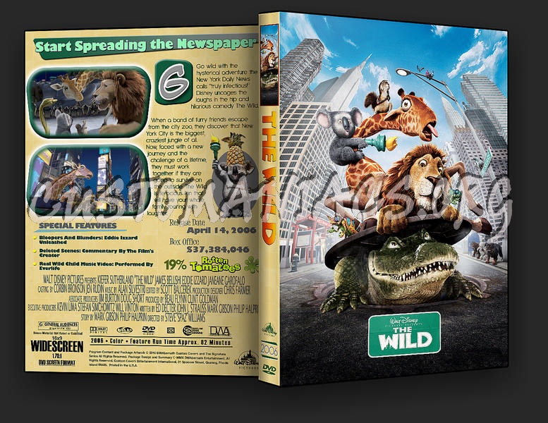 The Wild dvd cover