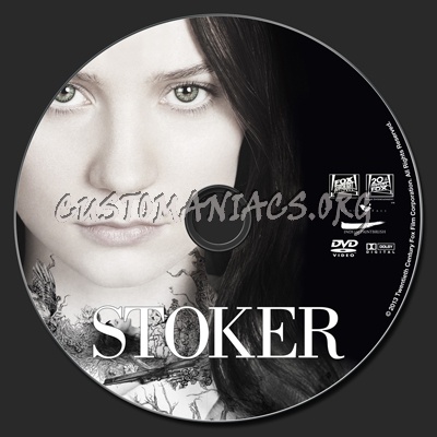 Stoker dvd label