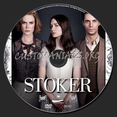 Stoker dvd label