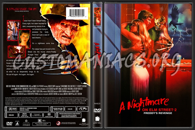A Nightmare on Elm Street 2 - Freddy's Revenge dvd cover