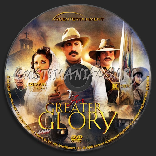 For Greater Glory dvd label