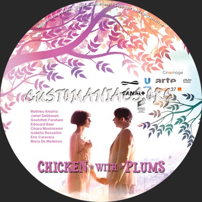 Chicken with Plums dvd label