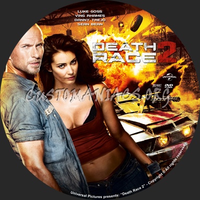 Death Race 2 dvd label