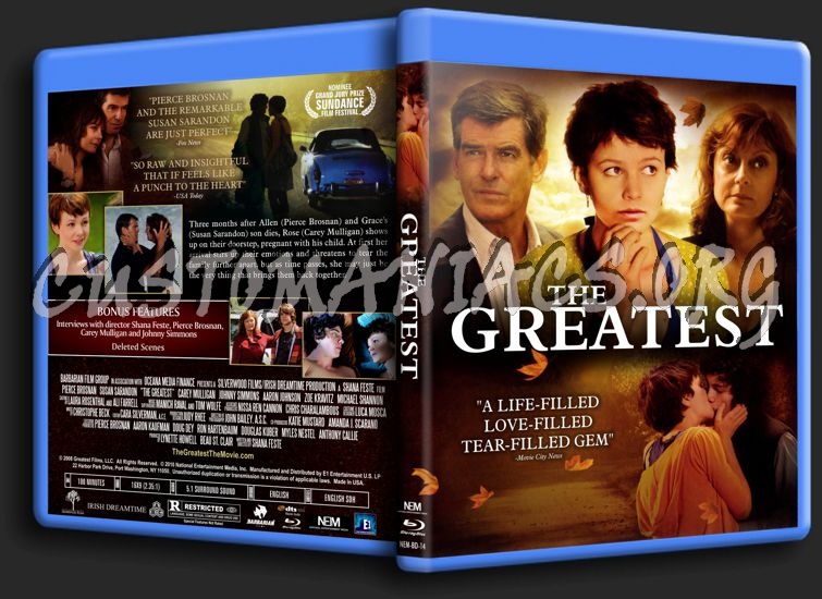 The Greatest blu-ray cover