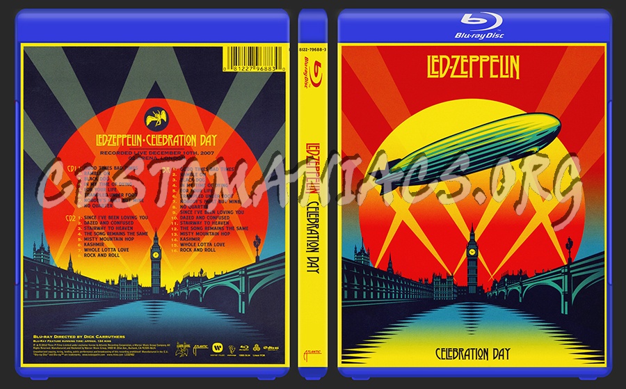 Led Zeppelin - Celebration Day blu-ray cover