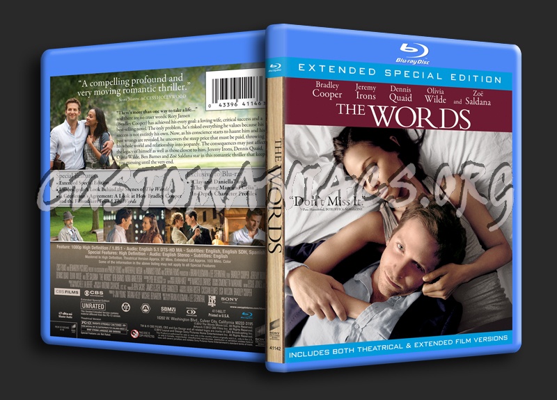 The Words blu-ray cover