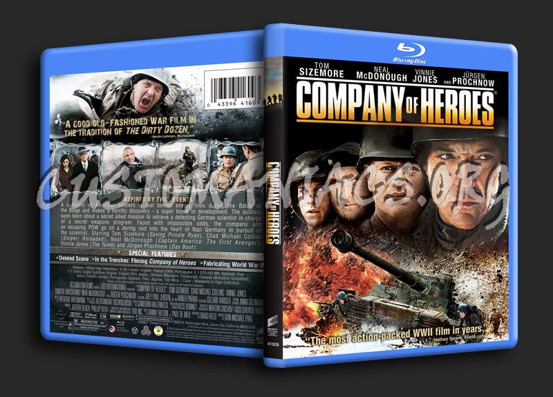 Company of Heroes blu-ray cover