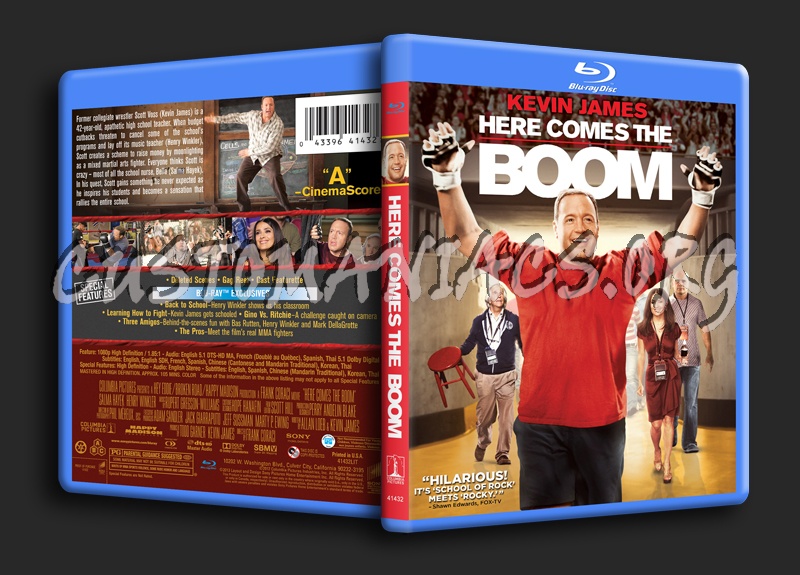 Here Comes the Boom blu-ray cover