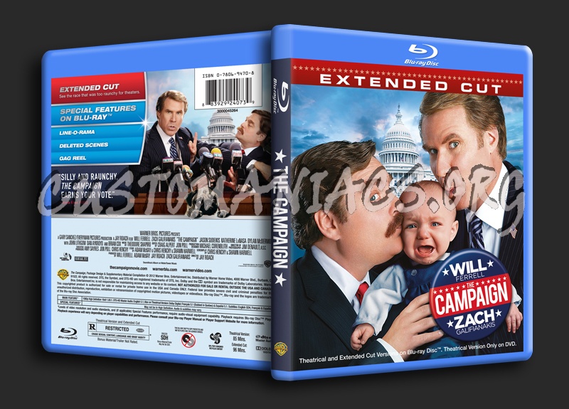 The Campaign blu-ray cover