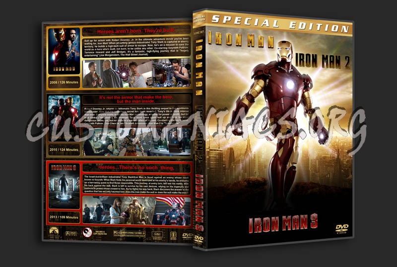Iron Man Trilogy dvd cover