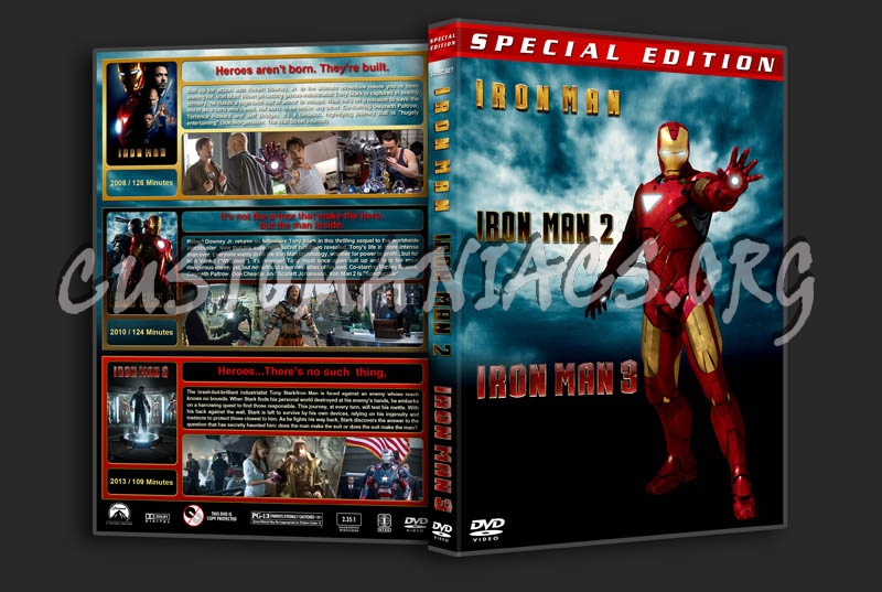 Iron Man Trilogy dvd cover