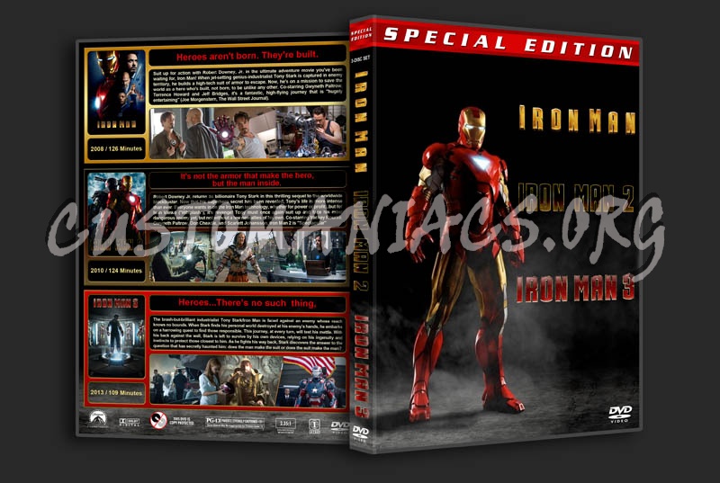 Iron Man Trilogy dvd cover