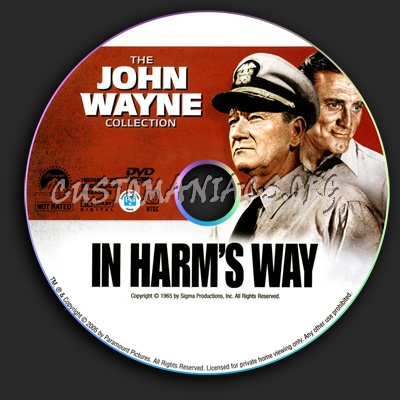 In Harm's Way dvd label