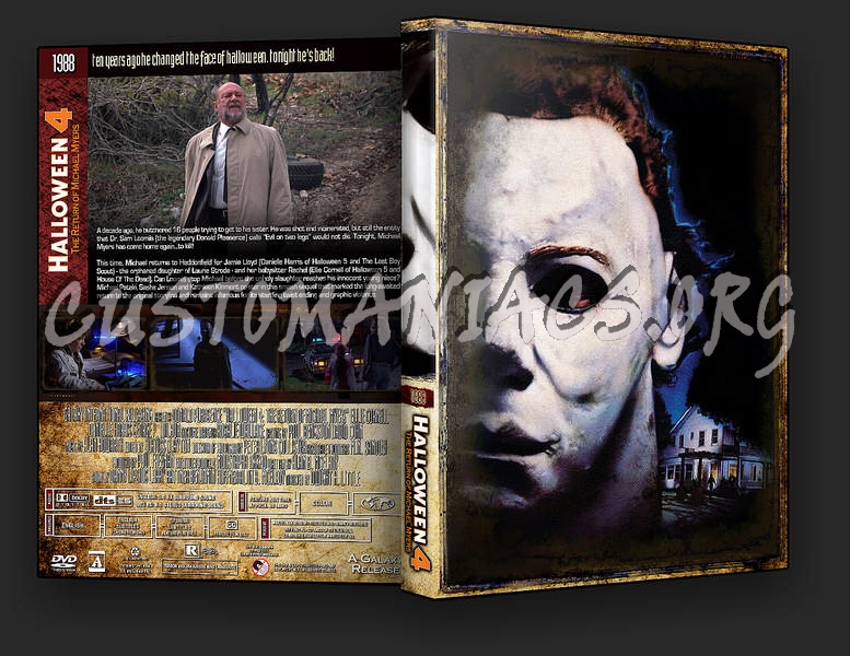 Halloween 4: The Return of Michael Myers dvd cover