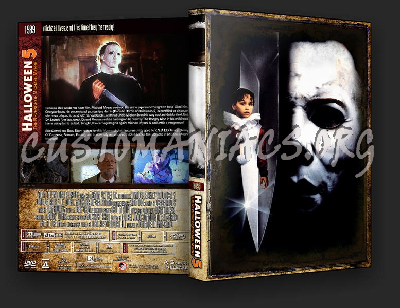 Halloween 5: The Revenge of Michael Myers dvd cover