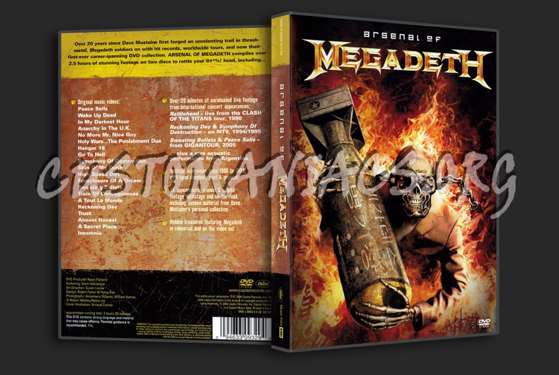 Arsenal of Megadeth dvd cover